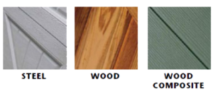 DAPco Garage Door Wood Steel Composite